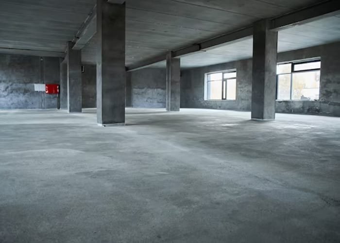 Suelos de microcemento en una reforma de vivienda